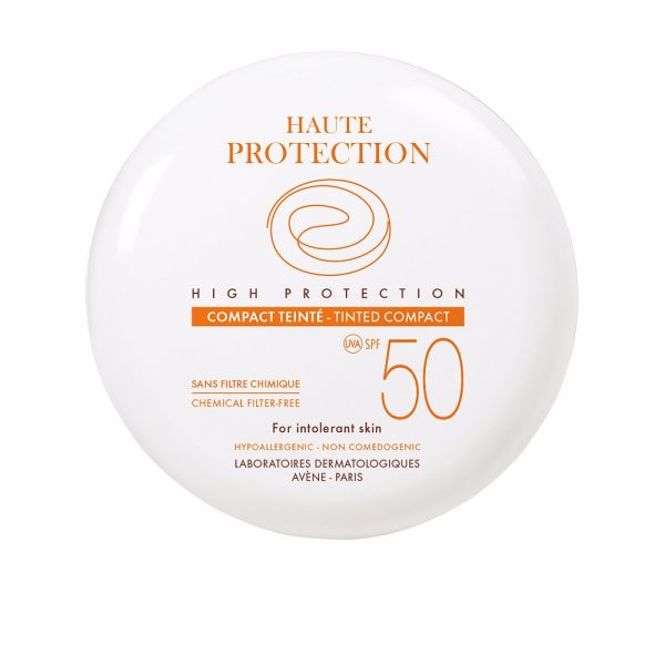 AVÈNE : SOLAIRE COMPACT with high protection color SPF 50 #gold 10 gr