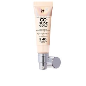 IT COSMETICS : CC+ NUDE GLOW lightweight foundation + glow serum SPF40 #fair porcelain