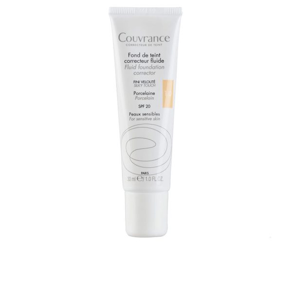 AVÈNE : COUVRANCE fluid makeup base for sensitive skin #honey 30 ml