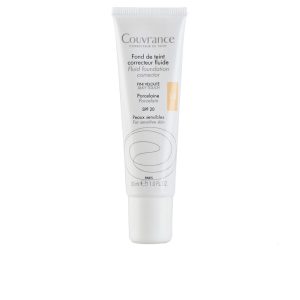 AVENE : COUVRANCE fluid makeup base for sensitive skin #honey 30 ml