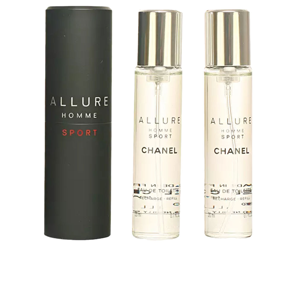 CHANEL : ALLURE HOMME SPORT travel spray and two refills 3 x 20 ml