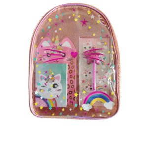 INCA : MOCHILA TRANSPARENTE GATO LOTE 5 pz