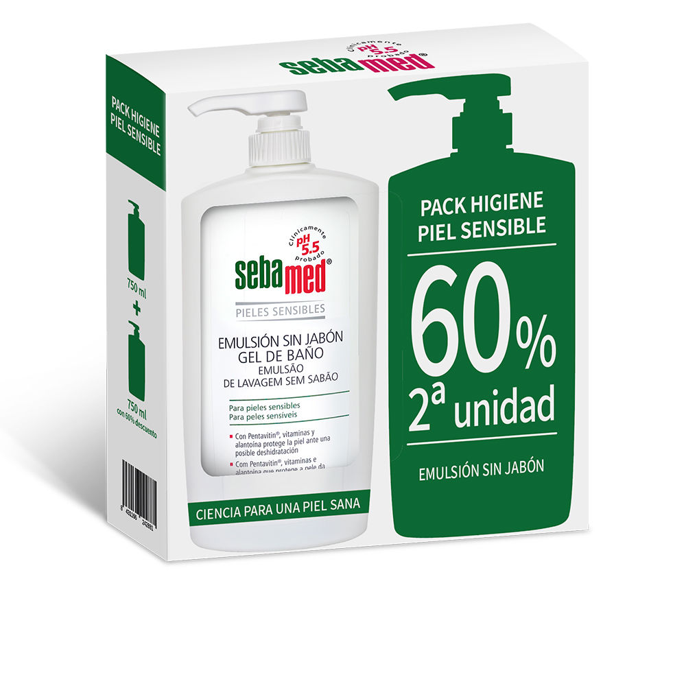 SEBAMED : EMULSION WITHOUT SOAP bath gel 2 x 750 ml