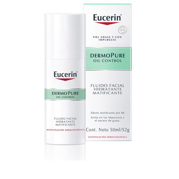 EUCERIN : DERMOPURE oil control mattifying moisturizing facial fluid 50 ml