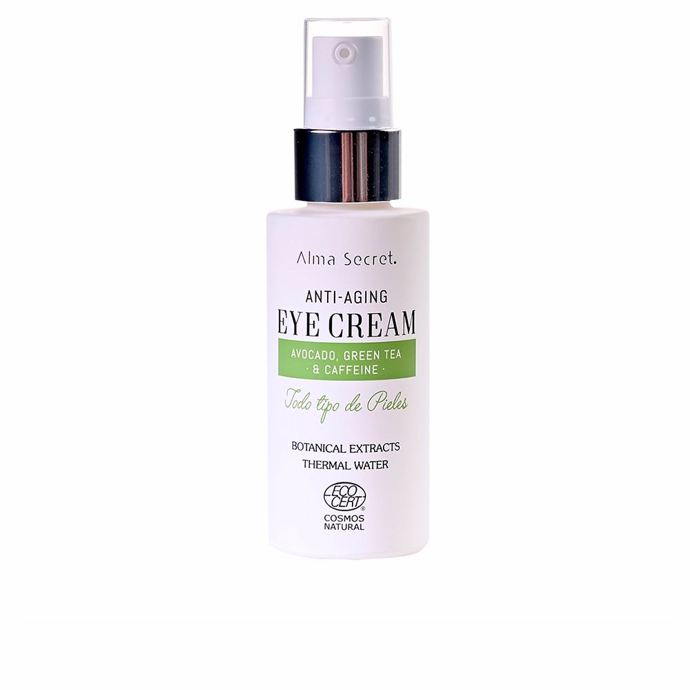 ALMA SECRET : EYE CREAM antiedad con aguacate, té verde & cafeína botanical extracts 30 ml