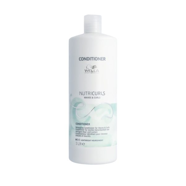 WELLA PROFESSIONALS : NUTRICURLS Cleansing Conditioner for Hair with Curls and Waves 1000 ml