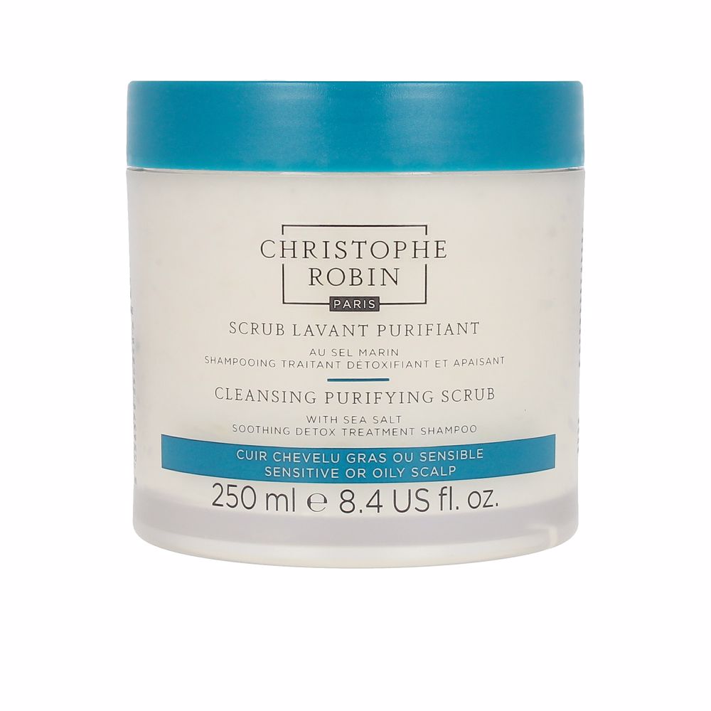 CHRISTOPHE ROBIN : CLEANSING purifying scrub with sea salt 250 ml
