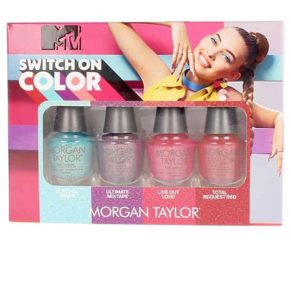 MORGAN TAYLOR : SWITCH ON COLOR set 4 pz