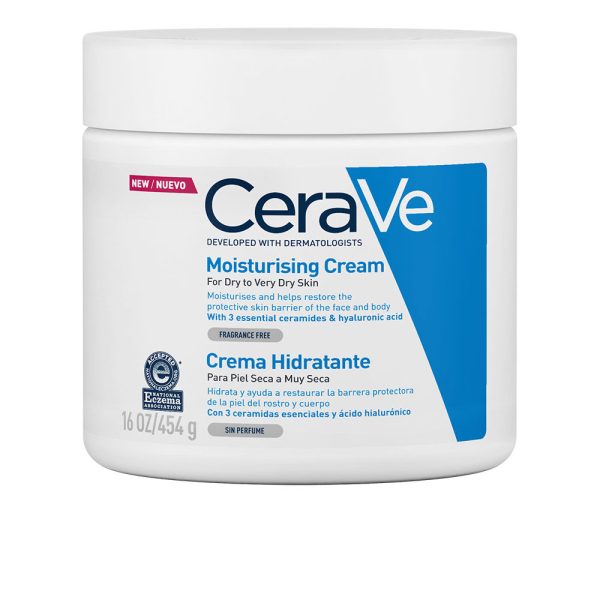CERAVE : MOISTURISING CREAM for dry to very dry skin 454 gr