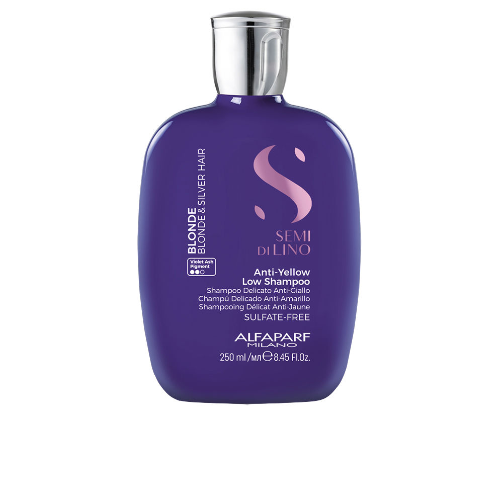 ALFAPARF MILANO : SEMI DI LINO blonde & silver low shampoo 250 ml