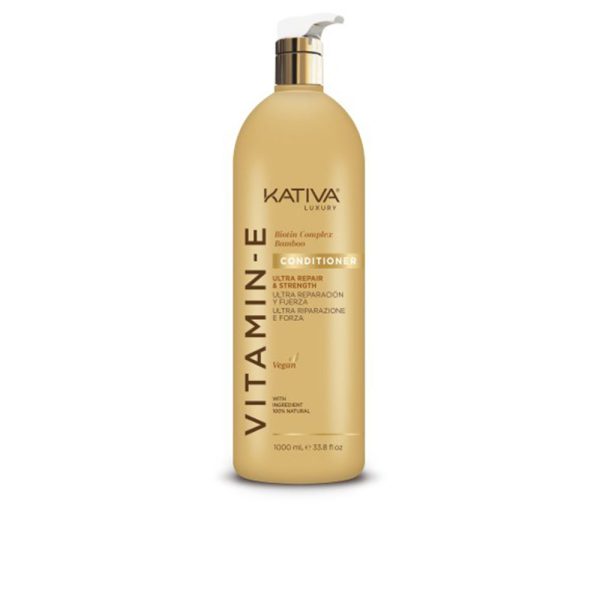 KATIVA : VITAMINA E biotina & bamboo conditioner 1000 ml