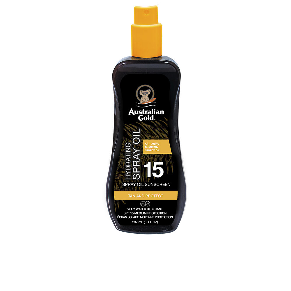 AUSTRALIAN GOLD : SUNSCREEN SPF15 spray oil hydrating formula 237 ml