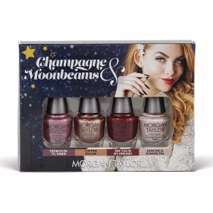 MORGAN TAYLOR : CHAMPAGNE & MOONBEAMS set 4 pz