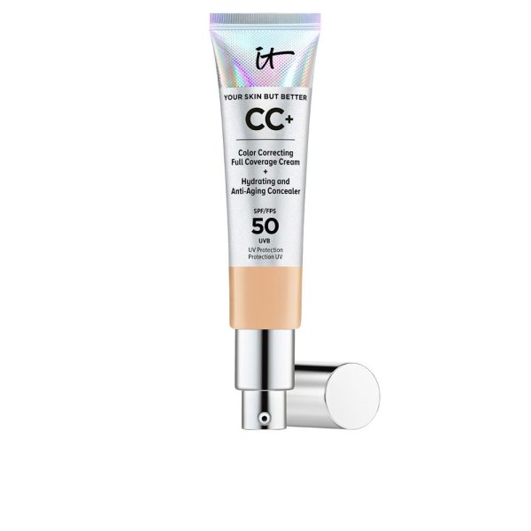 IT COSMETICS : YOUR SKIN BUT BETTER CC+ cream foundation SPF50+ #medium tan