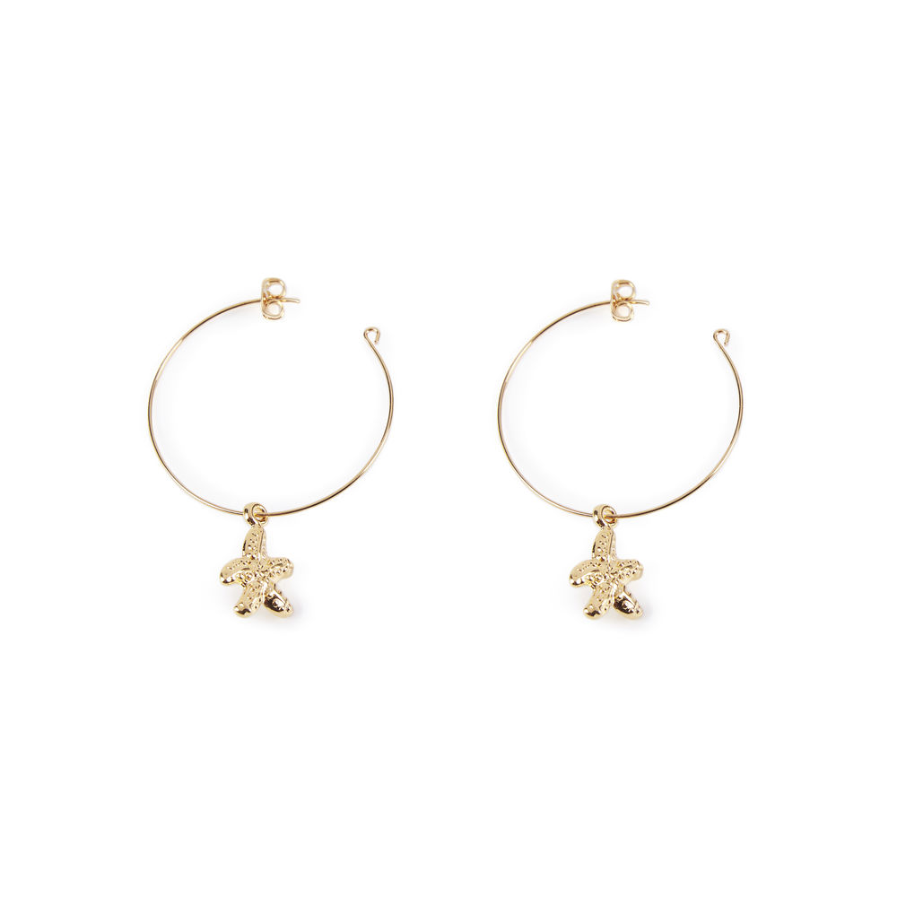 SHABAMA : BLANCA earrings #shiny gold 1 u