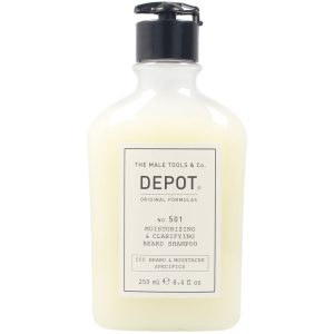 DEPOT : BEARD & MUSTACHE Nº501 moisturizing & clarifying beard shampoo 250 ml