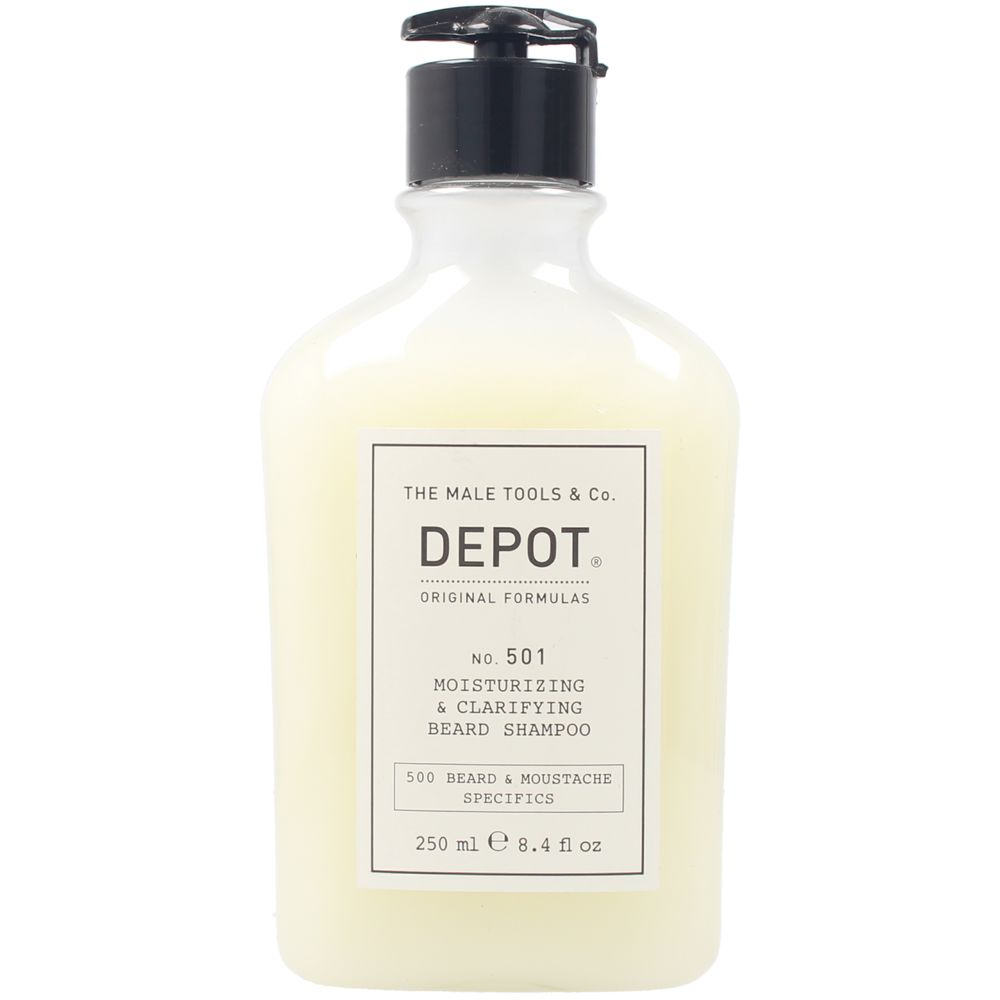 DEPOT : BEARD & MUSTACHE Nº501 moisturizing & clarifying beard shampoo 250 ml
