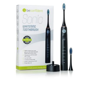BECONFIDENT : SONIC electric whitening toothbrush #black/rose gold 1 u