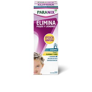 PARANIX : ELIMINA PIOJOS Y LIENDRES CHAMPÚ LOTE 2 pz