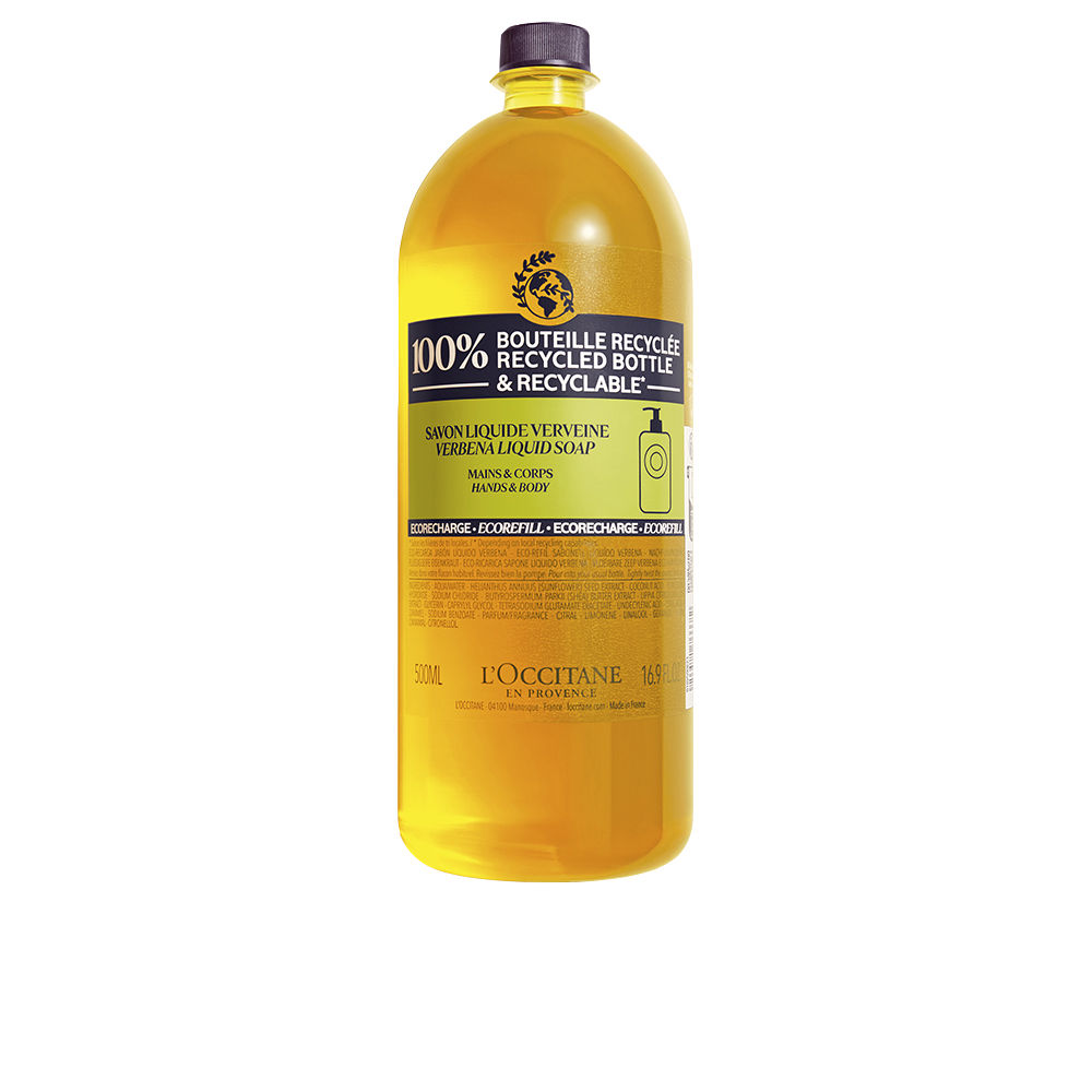 L'OCCITANE EN PROVENCE : VERBENA shea butter organic liquid soap refill 500 ml