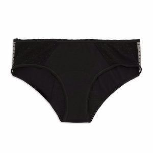 PLATANOMELÓN : KIWITAS CLASSIC PLUMETI braguitas menstruales negro #S 1u