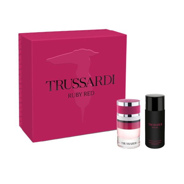 TRUSSARDI : RUBY RED LOT 2 pcs