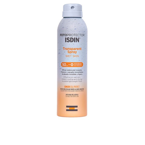 ISDIN : PHOTOPROTECTOR wet skin transparent spray SPF50+ 250 ml