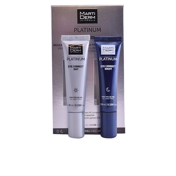 MARTIDERM : PLATINUM EYE CORRECT day & night 2 x 10 ml