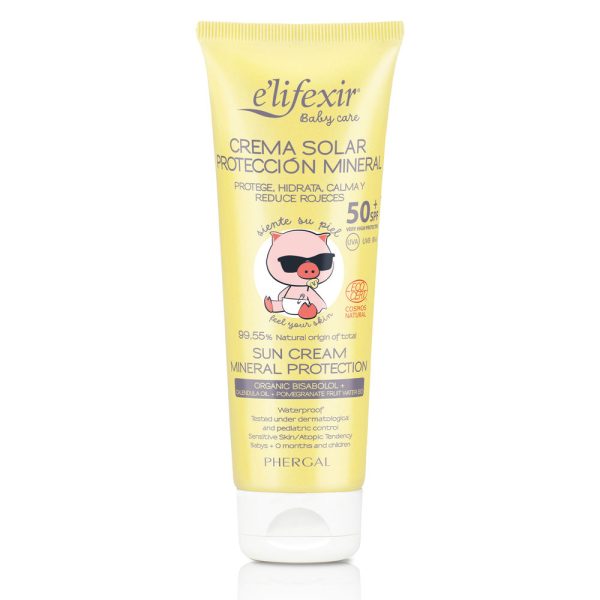 E'LIFEXIR : BABY CARE mineral protection sun cream SPF50+ 100 ml