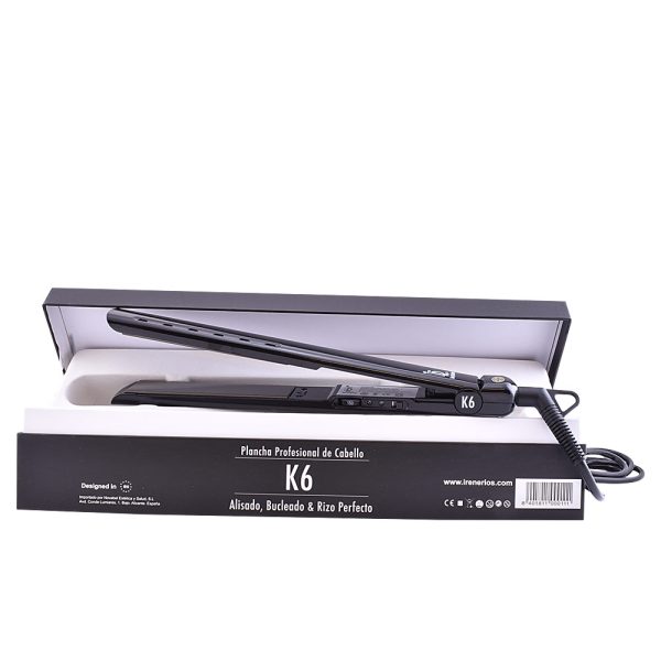 IRENE RIOS : K6 hair straightener #black 1 unit