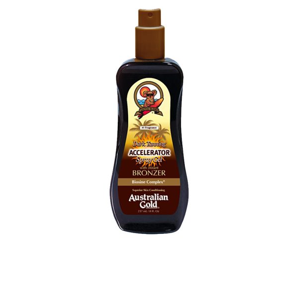 AUSTRALIAN GOLD : ACCELERATOR with bronzer spray gel 237 ml