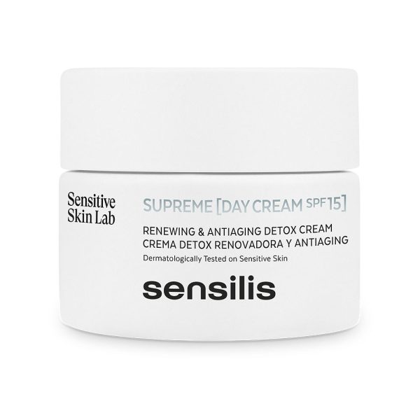 SENSILIS : SUPREME crema de día SPF15+ detox renovadora y antiaging 50 ml