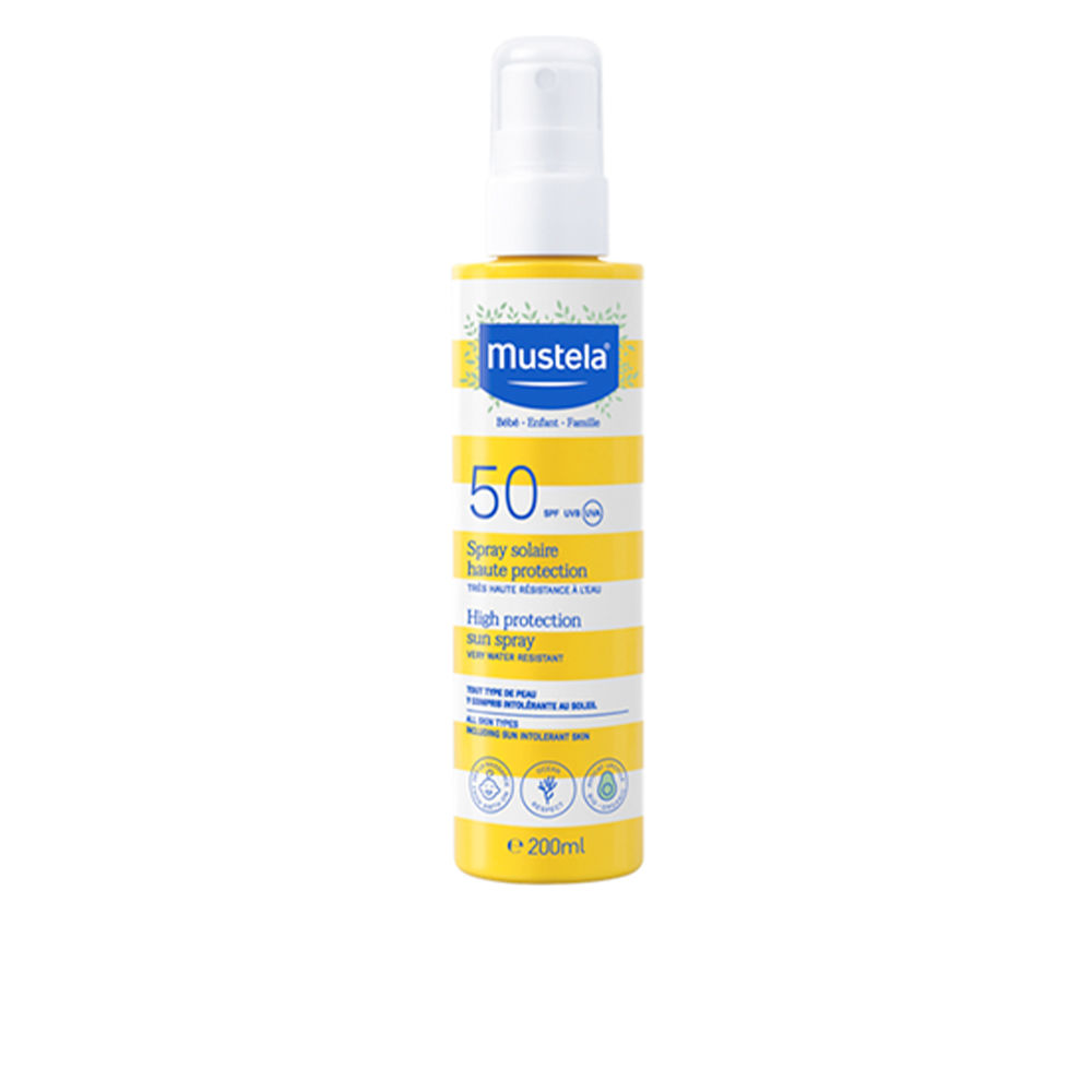 MUSTELA : BEBÉ-NIÑO SOL spray solar alta protección SPF50 200 ml