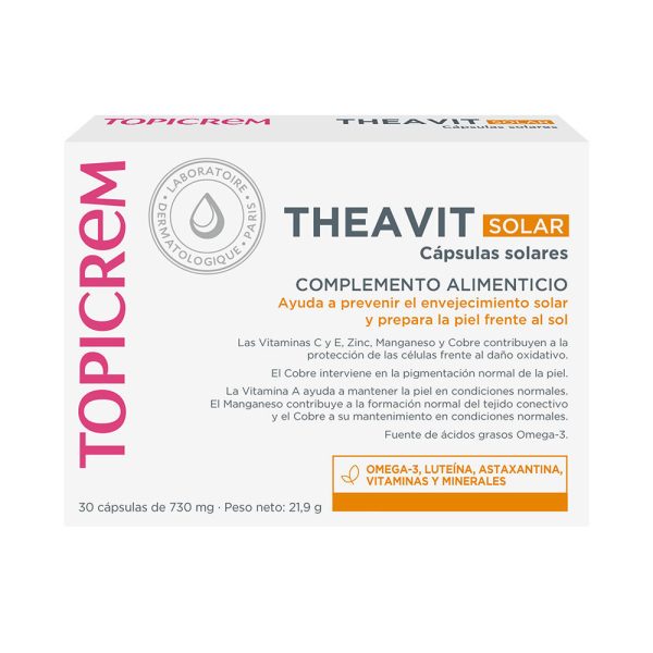 TOPICREM : AH THEAVIT solar 30 capsules