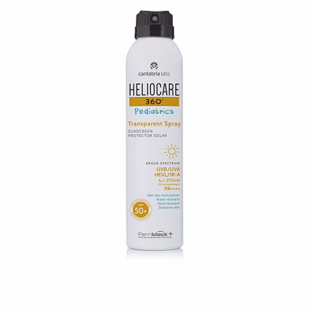 HELIOCARE : HELIOCARE 360º PEDIATRICS sunscreen transparent spray SPF50+ 200 ml