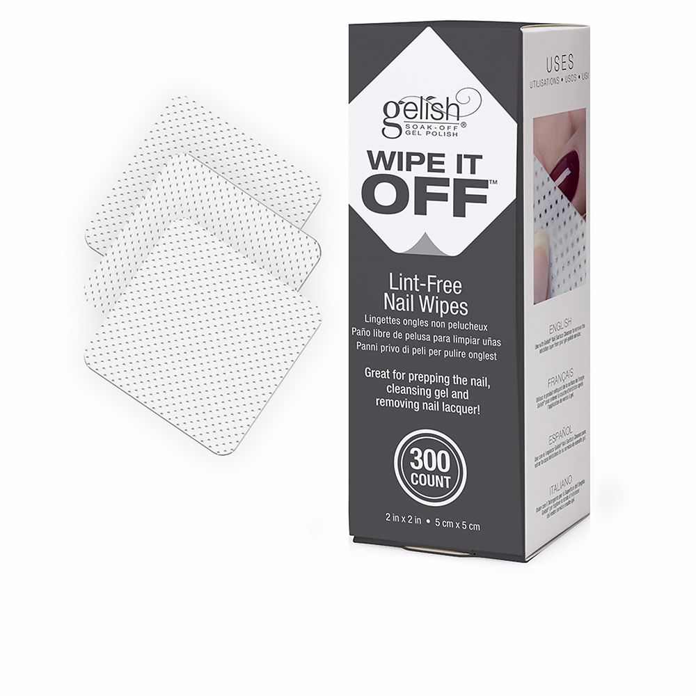 MORGAN TAYLOR : WIPE IT OFF lint-free nail wipes 300 u