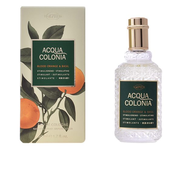 4711 : ACQUA COLONIA Blood Orange & Basil eau de cologne splash & spray 50 ml