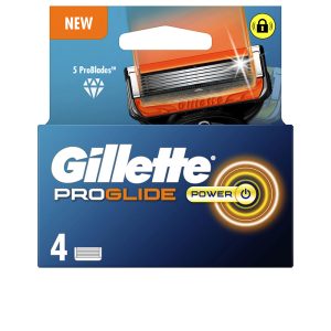 GILLETTE : FUSION PROGLIDE POWER charger 4 refills