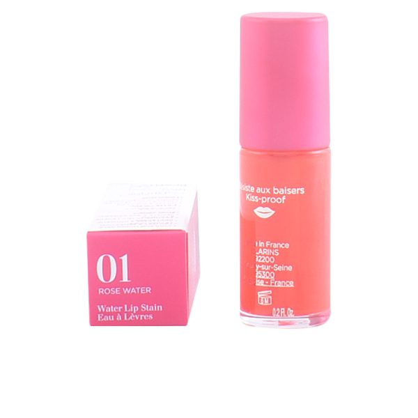 CLARINS : WATER LIP SATIN eau à lèvres #01-rose water