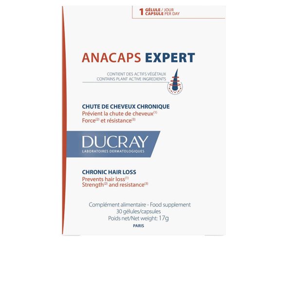 DUCRAY : ANACAPS EXPERT food supplement chronic hair loss 30 units