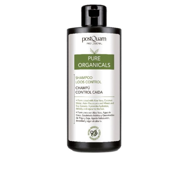 POSTQUAM : PURE ORGANICALS loos control shampoo 400 ml