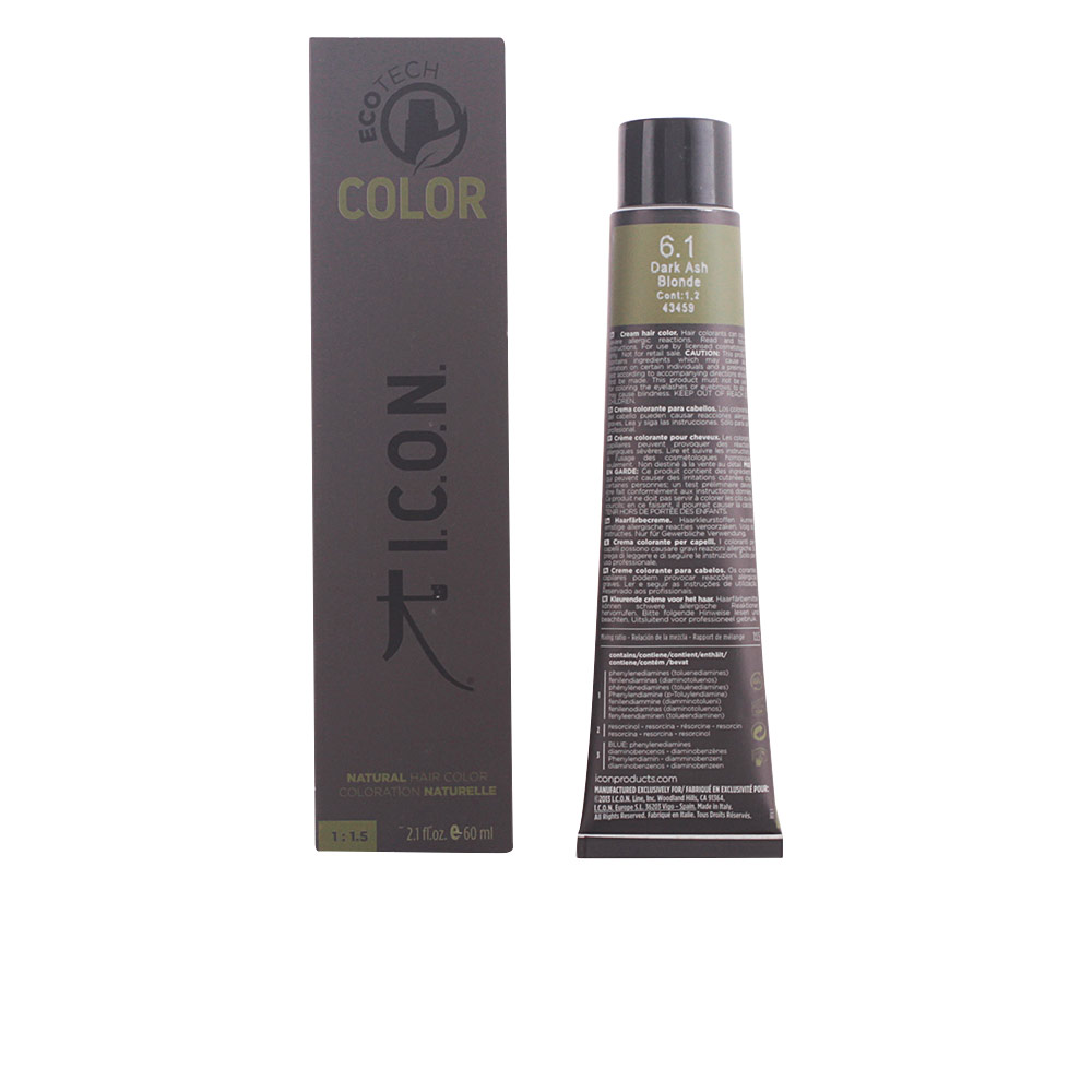 I.C.O.N. : ECOTECH COLOR natural color #6.1 dark ash blonde