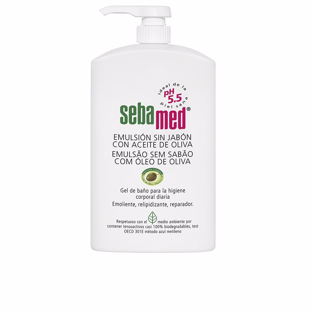 SEBAMED : EMULSIÓN SIN JABÓN gel de baño con aceite de oliva 1000 ml