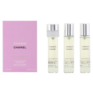 CHANEL : CHANCE EAU FRAICHE eau de toilette twist & spray 3 refills 3 x 20 ml