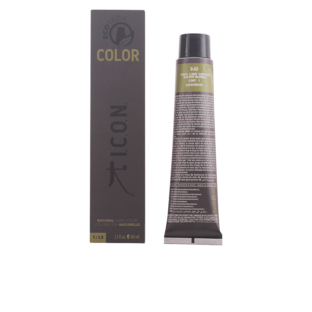 I.C.O.N. : ECOTECH COLOR #9.43 very light copper golden blonde