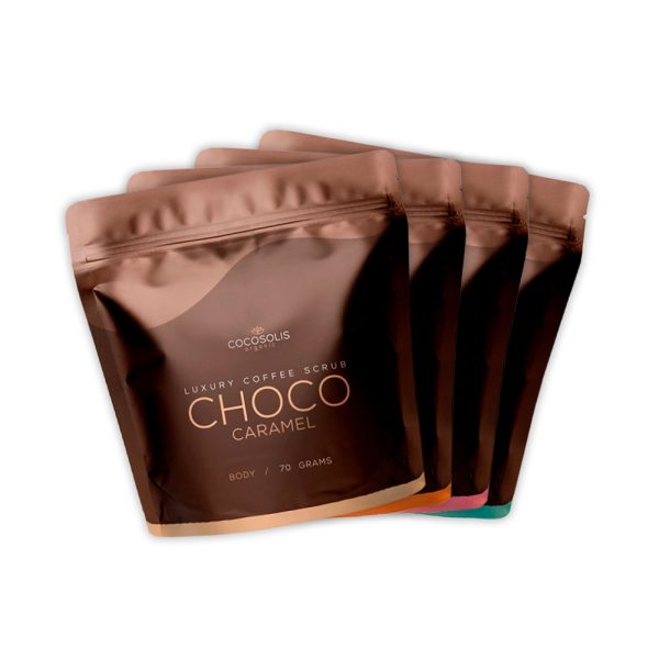 COCOSOLIS : LUXURY COFFEE SCRUB BOX set 4 pz
