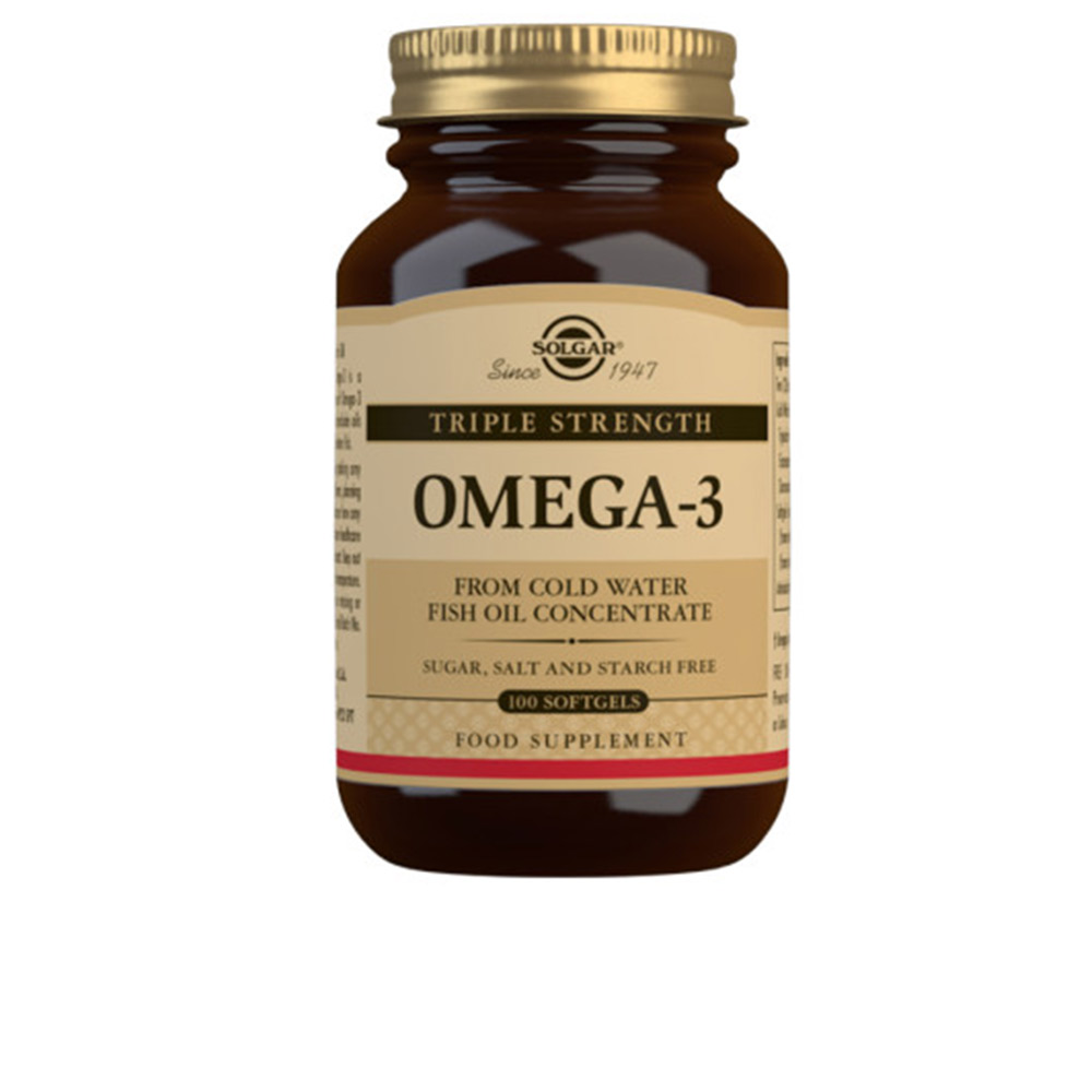 SOLGAR : OMEGA-3 TRIPLE CONCENTRATION softgels 100 u