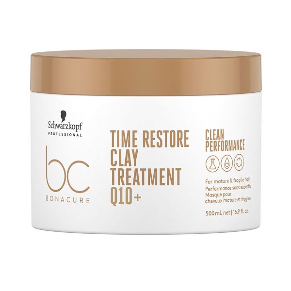 SCHWARZKOPF : BC TIME RESTORE Q10+ clay treatment 500 ml