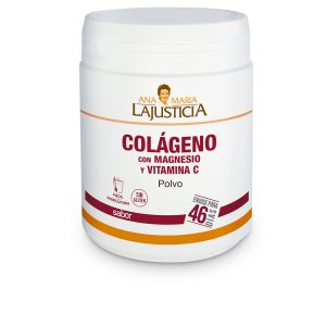 ANA MARÍA LAJUSTICIA : COLLAGEN WITH MAGNESIUM + VITAMIN C powder #strawberry 350 gr