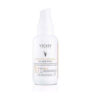 VICHY : CAPITAL SOLEIL UV AGE daily photoprotective fluid color light SPF50+ 40 ml